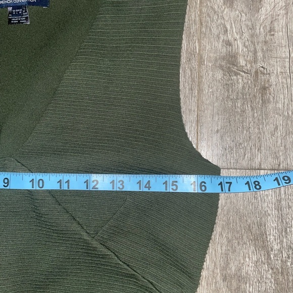 French Connection * Forest Green Mini Dress * Size 10 - Picture 4 of 9